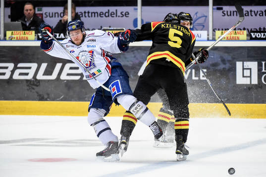 Linköpings Fredric Andersson och Brynäs Lukas Kilström