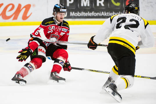 Malmö Redhawks Kim Rosdahl och Brynäs Jörgen Sundqvist