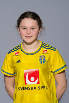 Maja Udd som spelar i F16 landslaget, poserar för ett porträtt den 4 mars 2016 i Stockholm.