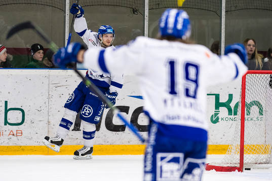 Leksands Johan Olofsson jublar