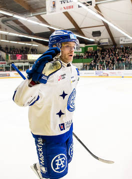 Leksands Johan Olofsson jublar