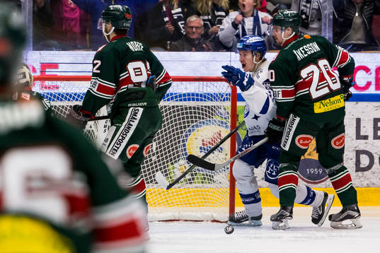 Leksands Simon Norberg jublar