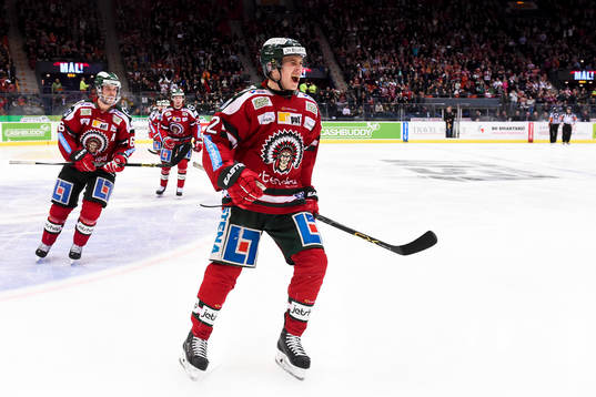 Frölundas Artturi Lehkonen jublar