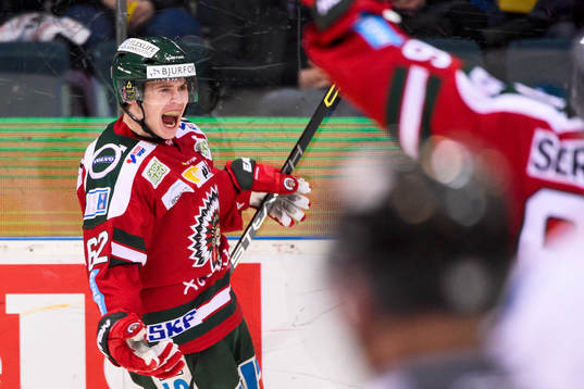 Frölundas Artturi Lehkonen jublar