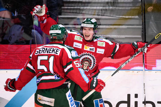 Frölundas Artturi Lehkonen jublar