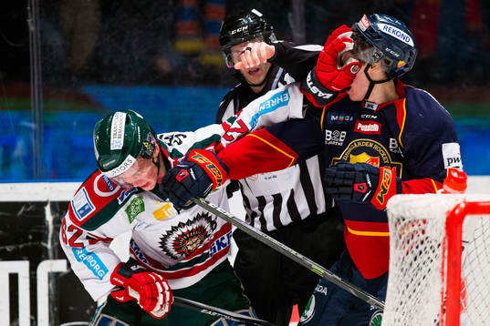 Frölundas Artturi Lehkonen och Djurgårdens Robin Alvarez