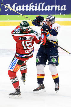 Frölundas Joey Crabb och Djurgårdens Mikael Ahlén