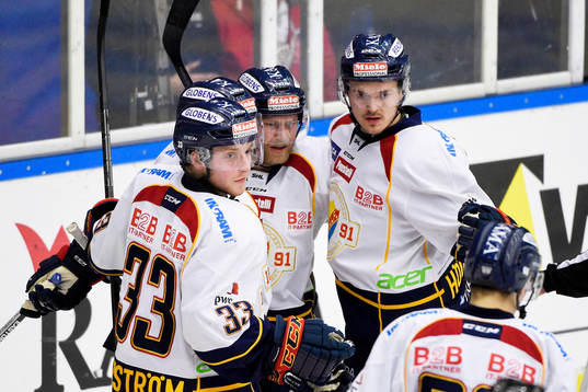 Djurgårdens Patrick Thoresen jublar