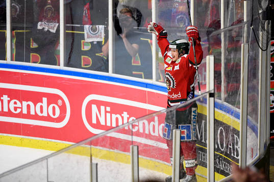 Frölundas Artturi Lehkonen jublar