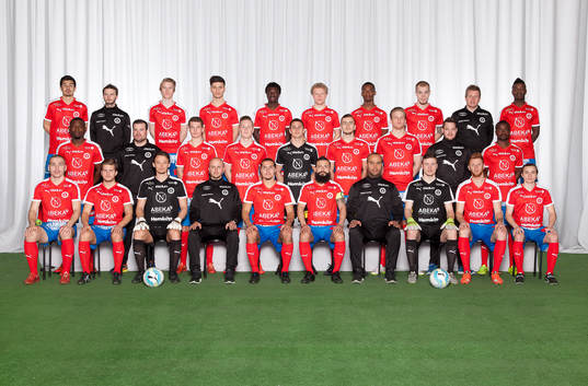 Lagbild för Nyköping den 20 mars 2016 i Nyköping. Bakre ledet fr. v. Alen Ahmetovic, Jonatan Hansson, André Timonen, Hadeer Ishak, Alige Barrow, Simon Esséus, William Sheriff, Christoffer Hansebjer, Jonas Frank, Ishmael Koroma. Mittenledet fr. v. Adam Kasa, Sonny Andersson, Samuel Kroon, Timothy Mjällby, Emil Fnine, Sebastian Ludzik, Emil Hedsén, Jesper Kedén, Sal Jobarteh. Sittande fr. v. Suad Gruda, Nicklas Lindqvist, Anton Fagerström, John Wall, Lennart Johansson, Dago Funes, Fouzi Benbouzid, Edvard Setterberg, Calle Svensson, Ludwig Ahl.