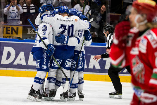 Leksands Alexander Ytterell Daniel Bertov Jon Knuts jublar