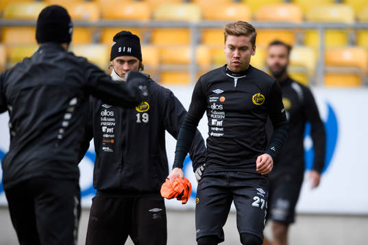 Elfsborgs Thomas Kind Bendiksen och Simon Hedlund