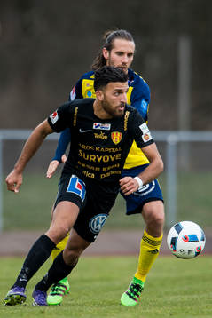 Syrianskas Bachir Katourgi och Ängelholms Johan Eiswohld