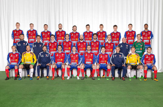 Lagbild för Tvååker den 12 april 2016 i Tvååker. Bakre ledet fr. v. Johan Persson, Erik Eklundh, Anders Larsson, Perparim Beqaj, Negjat Lika, Labinot Syla, Sebastian Levinsson, Erik Ferman, Sebastian Ekwall, Sandeep Mankoo. Mittenledet fr. v. Damir Hadrovic (Ass. Tränare), Kenneth Sonström (Lagledare), Oliver Nedanovski, Niklas Wenderyd, Fredrik Haag, Arben Ajdarevic, Jakob Adolfsson, Lars-Erik Ankar (Intendent), Albin Svensson. Sittande fr. v. Jonathan Ekwall, Joakim Dahlberg, Igor Krulj (Huvudtränare), Arif Azemi, Emil Zander, Joakim Sjöhage, Karl Karlsson, Andree Johansson (Ass. Tränare), Johan Ekelundh, Fredrik Åkesson.
