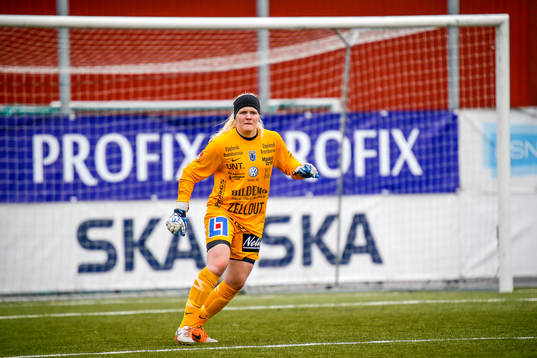 Sirius målvakt Emma Holmgren i premiären