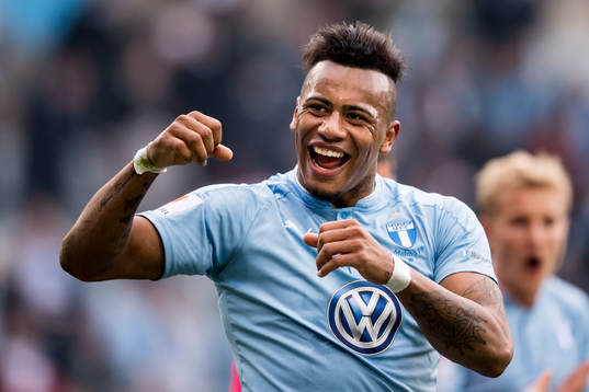 Malmö FFs Felipe Carvalho jublar