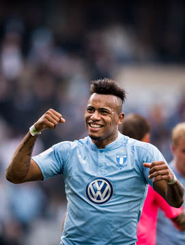 Malmö FFs Felipe Carvalho jublar