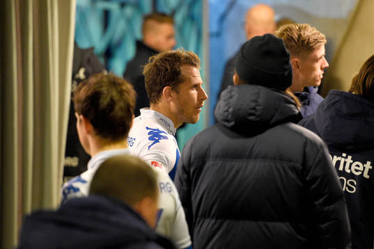 IFK Göteborgs Tobias Hysén i spelartunneln