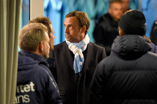 Malmö FFs tränare Allan Kuhn i spelartunneln