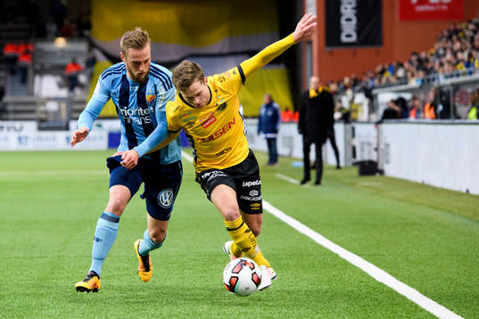 Elfsborgs Adam Lundqvist och Djurgårdens Alexander