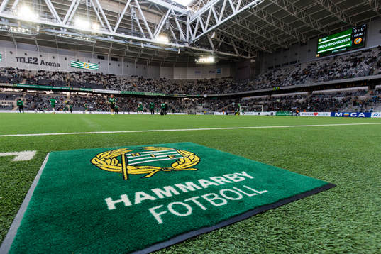 Generell vy över Tele2 Arena innan fotbollsmatchen i Allsvenskan mellan Hammarby och Sundsvall den 1 maj 2016 i Stockholm. 