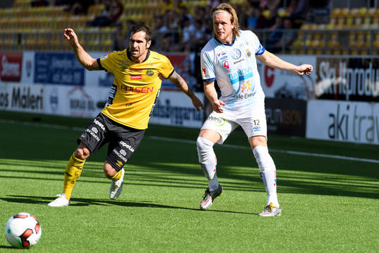 Gefles Anders Bååth och Elfsborgs Emir Bajrami