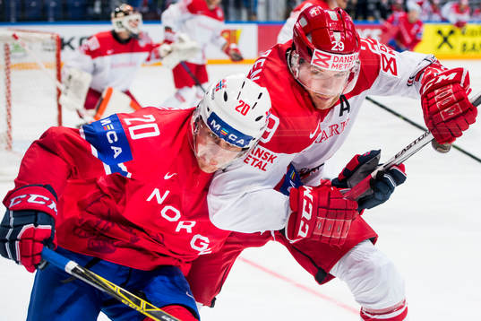 Norges Anders Bastiansen och Danmarks Morten Madsen