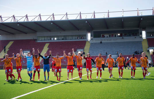 Syrianskas spelare jublar