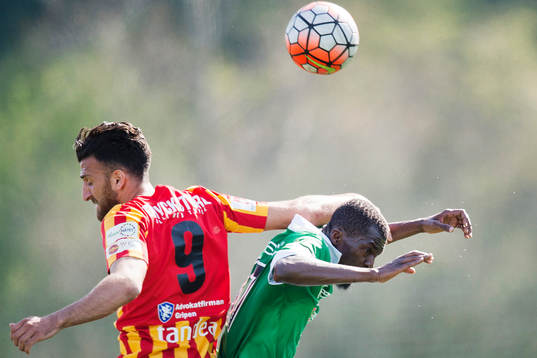 Syrianskas Bachir Katourgi och Ljungskiles Yussif Chibsah