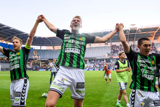 GAIS Carl Nyström jublar