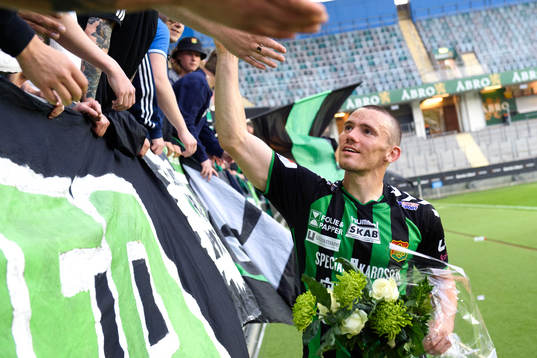 GAIS James Sinclair tackar publiken