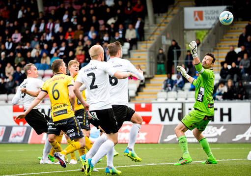 e minuten på Elfsborgs målvakt Kevin Stuhr Ellegaard