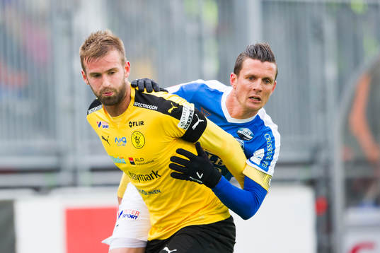 Frejs Johannes Gustafsson och Trelleborgs Kristian Haynes