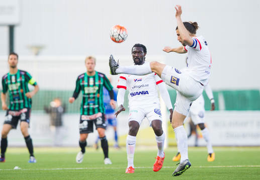 Assyriskas Ugonna Anyora och Linus Malmborg