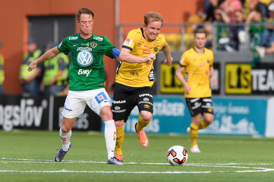 Elfsborgs Simon Lundevall och Jönköpings Tommy Thelin