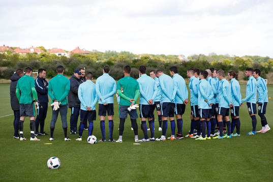 Britain Football Soccer - Australia Training - Academy of