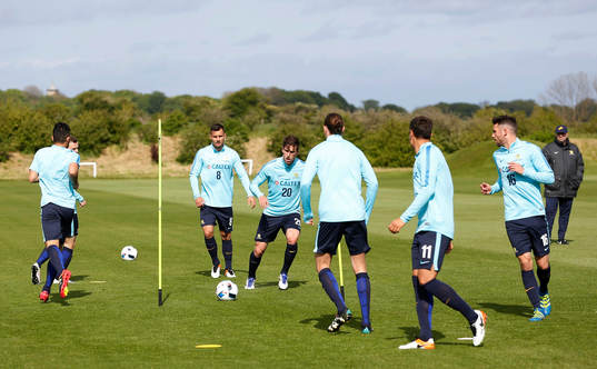 Britain Football Soccer - Australia Training - Academy of