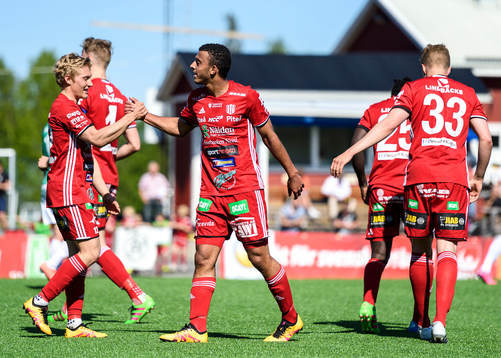 Piteåspelarna jublar