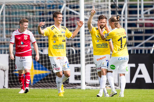 Falkenbergs Thomas Juel-Nielsen och David Svensson och