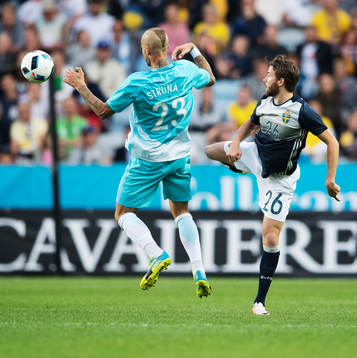 Sloveniens Aljaz Struna och Sveriges Marcus Rohdén