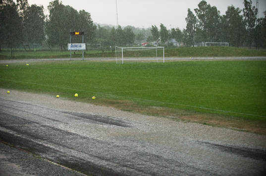  Matchen i division 2 mellan IFK Hässleholm och Lunds BK i Hässleholm 4 juni 2016 blev inställd på grund