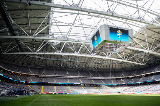 Generell vy över Friends Arena