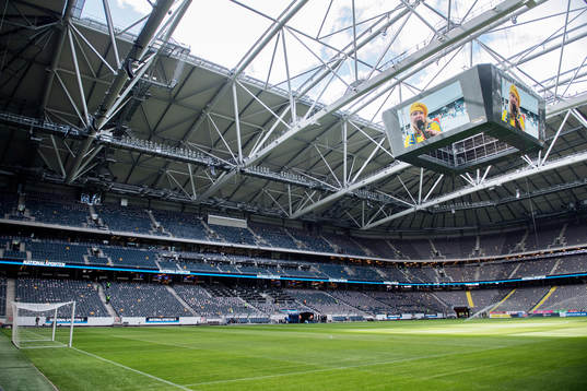 Generell vy över Friends Arena
