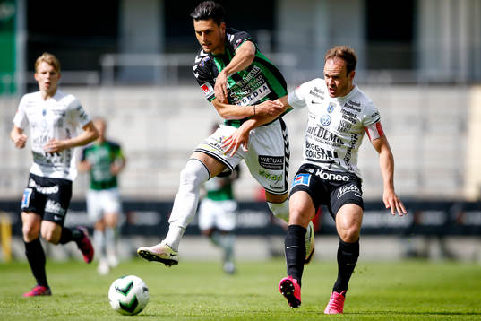 GAIS Luka Mijaljevic och Sirius Niklas Busch Thor