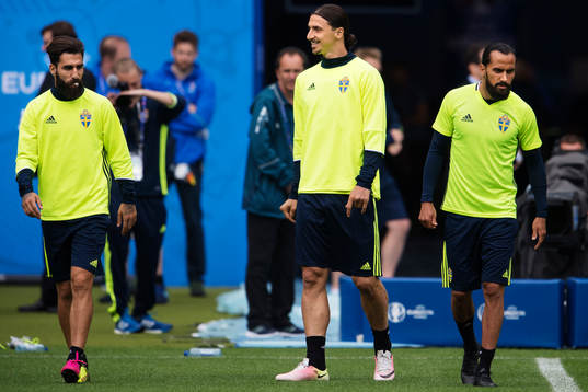 Jimmy Durmaz, Zlatan Ibrahimovic och Erkan Zengin
