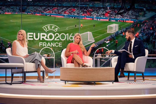 s EM-studio den 15 juni 2016 i Stockholm.