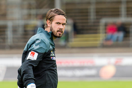 GAIS målvakt Tommi Vaiho före fotbollsmatchen i