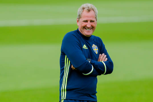 Sveriges förbundskapten Erik Hamrén
