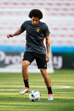 Axel Witsel på Belgiens fotbollslandslags träning