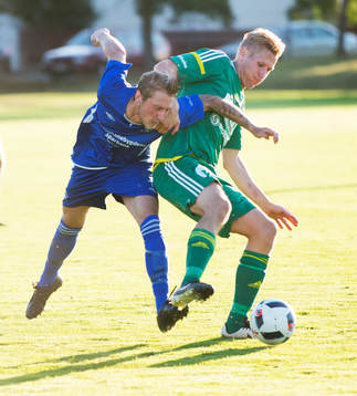 järnums Pontus Lindell  i matchen i division 5 mellan